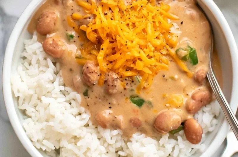 Cozy easy pinto beans recipe served in a bowl